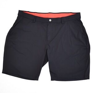 REDVANLY Mens XXL Black Hanover Pull On Performance Stretch Athletic Golf Shorts